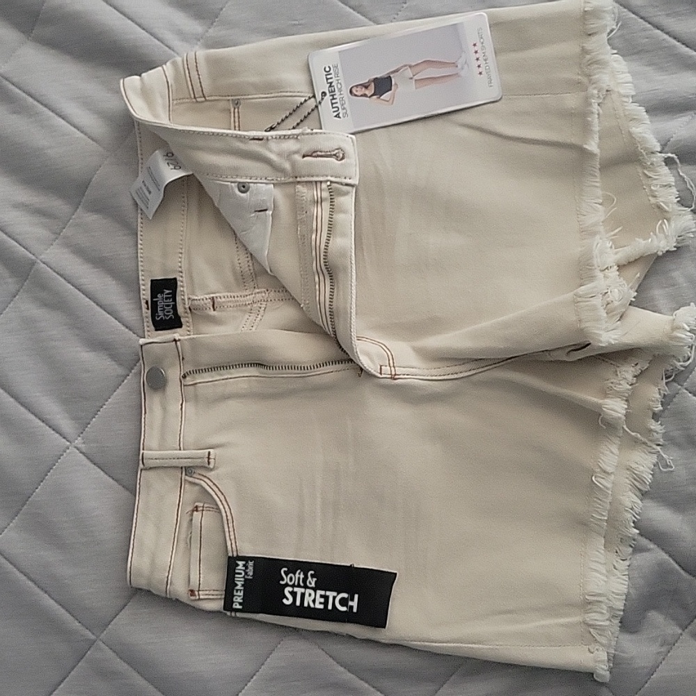 Simple Society Soft and Stretch jean shorts